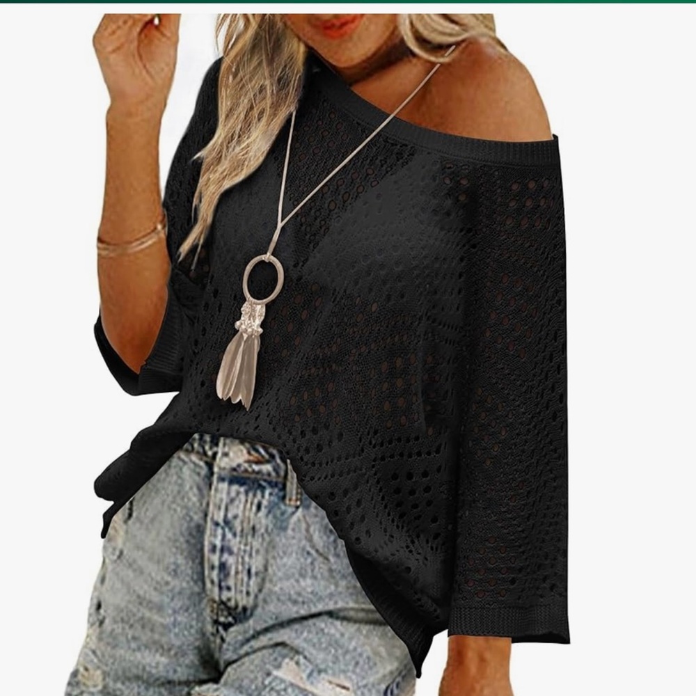 Black Knit Sweater